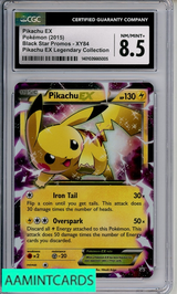 2015 POKEMON PIKACHU EX LEGENDARY COLLECTION #XY84 BSP CGC 8.5 1401026665005