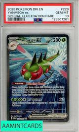 2025 POKEMON DRI EN-DESTINED RIVALS YANMEGA EX #228 SIR PSA 10 GEM MT 123967261 2025 POKEMON DRI EN-DESTINED RIVALS YANMEGA EX #228 SIR PSA 10 GEM MT 123967261