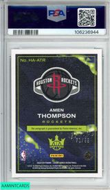 2023 PANINI COURT KINGS HEIR APPARENT AUTO AMEN THOMPSON #HAATR RUBY OF 99 PSA 8 106236944