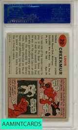 1957 TOPPS LOU CREEKMUR #20 PSA 8 NM-MT 08242727