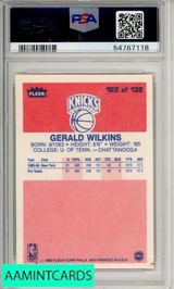 1986 FLEER GERALD WILKINS #122 PSA 9 MINT  ROOKIE RC 54787118