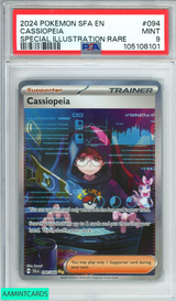 2024 POKEMON SFA EN-SHROUDED FABLE CASSIOPEIA #094 SPECIAL ILLUSTRATION RARE PSA 9 MINT 105108101