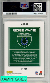 2023 PANINI DONRUSS OPTIC SB DTOWN REGGIE WAYNE #IDDH BLK PAND PSA 9 98010895