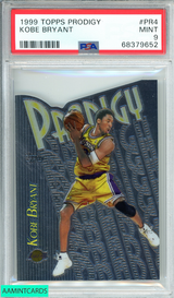1999 TOPPS PRODIGY KOBE BRYANT #PR4 LA LAKERS MAMBA PSA 9 MINT 68379652