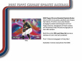 2025 Topps Chrome Update Series Baseball Hobby Case