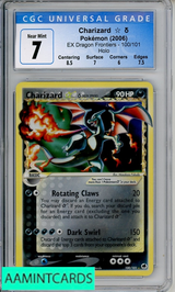 2006 POKEMON EX DRAGON FRONTIERS CHARIZARD #100 HOLO CGC 7 3915119001