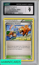 2013 POKEMON CHAMPIONS FEST BSP WORLD CHAMPIONSHIPS #BW95 CGC 10 6034062145