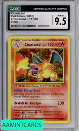 2016 POKEMON EVOLUTIONS CHARIZARD #11 HOLO CGC 9.5 1401030737007