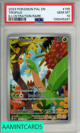 2023 POKEMON PAL EN-PALDEA EVOLVED TROPIUS #195 ILL RARE PSA 10 106945281