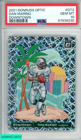 2021 PANINI DONRUSS OPTIC DOWNTOWN DAN MARINO #DT2 MIAMI DOLPHINS HOF PSA 10 97839230