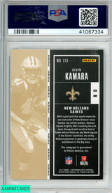 2017 PANINI CONTENDERS OPTIC ALVIN KAMARA #113 ROOKIE TICKET AUTOGRAPH RC PSA 10 41067334