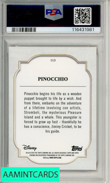 2024 TOPPS CHROME DISNEY PINOCCHIO #113 ORANGE REFRACTOR PSA 9 MINT 116431981