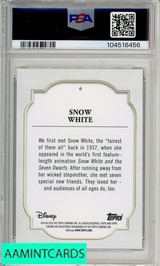 2024 TOPPS CHROME DISNEY SAPPHIRE EDITION SNOW WHITE #6 ORANGE PSA 9 MINT 104516456