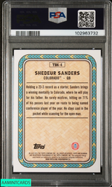 2023 BOWMAN UNIVERSITY CHROME THE BIG KAHUNA SHEDEUR SANDERS #TBK4 PSA 10 102963732