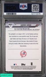 2017 BOWMAN ROOKIE OF THE YEAR ROY FAVORITES AARON JUDGE #9 RC PSA 10 GEM MT 127713315