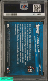 2017 TOPPS CHROME UPDATE AARON JUDGE #HMT40 ROOKIE RC YANKEES PSA 10 GEM MT 85234721