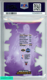 1997 STADIUM CLUB TRIUMVIRATE MICHAEL JORDAN #T9B LUMINESCENT HOF PSA 8 NM-MT 133496935