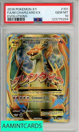 2016 POKEMON XY EVOLUTIONS FA M CHARIZARD EX #101 PSA 10 GEM MT 123775284
