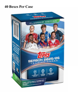 2025/26 Topps UEFA Club Competitions Soccer Blaster Case