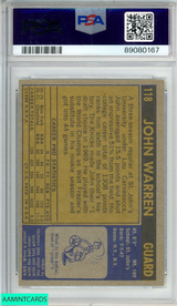 1971 TOPPS JOHN WARREN #118 CLEVELAND CAVALIERS PSA 9 MINT 89080167