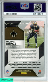 2016 PANINI PRIZM MICHAEL THOMAS #230 GREEN POWER PRIZM 11 OF 49 RC PSA 10 67552820