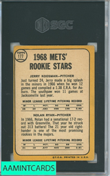 1968 TOPPS NOLAN RYAN #177 SGC 3 RC 3912899