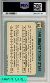 1965 TOPPS BRAVES ROOKIES #461 CARROLL PHIL NIEKRO PSA 4 RC 121126437