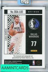 2021 22 PANNINI EMINENCE OPTIMUM AUTO LUKA DONCIC 1 OF 10 #ODA-LUD 999979763281