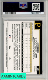 2025 TOPPS PAUL SKENES #98 PINK HOLO FOIL PSA 10 GEM MT 120908311