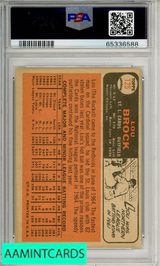 1966 TOPPS LOU BROCK #125 PSA 7 NM 65336588
