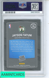 2017 PANINI DONRUSS OPTIC JAYSON TATUM #198 RED YELLOW PSA 10 GEM MT RC 84016826