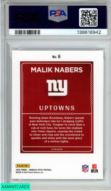 2024 PANINI DONRUSS OPTIC UPTOWNS MALIK NABERS #6 ROOKIE RC PSA 9 MINT 138618942