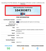 2024 BOWMAN U CHROME PROSPECT AUTOGRAPHS RYAN WILLIAMS #PARWI 1ST RC PSA 10 104303871