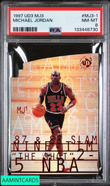 1997 UD3 MJ3 MICHAEL JORDAN #MJ3-1 BULLS HOF PSA 8 NM-MT 133448730