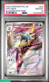 2023 POKEMON PAL EN PALDEA EVOLVED ARCTIBAX #209 ILLUSTRATION RARE PSA 10 GEM MT 104355659