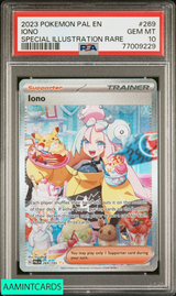 2023 POKEMON PALDEA EVOLVED IONO #269 SPECIAL ILLUSTRATION RARE PSA 10 GEM MT 77009229