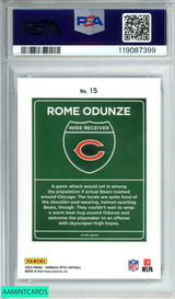 2024 PANINI DONRUSS OPTIC DOWNTOWN! ROME ODUNZE #15 RC PSA 9 MINT 119087399