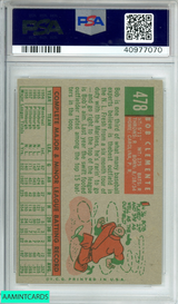 1959 TOPPS BOB CLEMENTE #478 HOF PITTSBURGH PIRATES PSA 7 NM 40977070