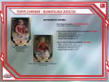 2025/26 Topps Chrome Bundesliga Soccer Breaker's Delight Case