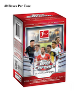 2025/26 Topps Chrome Bundesliga Soccer Blaster Case