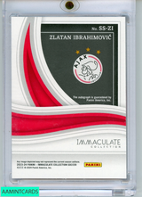 2023-24 IMMACULATE ZLATAN IBRAHIMOVIC#SS ZI EXCELLENCE AUTO 15 OF 20 999914207410