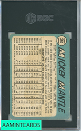 1965 TOPPS MICKEY MANTLE #350 SGC 2 7687900