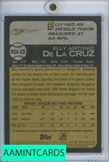 2022 TOPPS HERITAGE MINOR LEAGUE ELLY DE LA CRUZ AUTOGRAPH #ROA-ED 28 OF 50 999945976443
