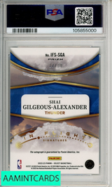 2022 PANINI SELECT IN FLT SIGS S GILGEOUS-ALEXANDER #IFSSGA NEO ORG PSR FOTL PSA 10 105855000