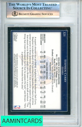 2009-10 TOPPS STEPHEN CURRY #321 BGS 8.5 RC ROOKIE 0014203495