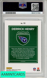 2023 PANINI DONRUSS OPTIC INTERNATIONAL DOWNTOWN DERRICK HENRY #10 PSA 10 96473192