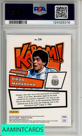 2023-24 PANINI DONRUSS FIFA KABOOM! DIEGO MARADONA #24 PSA 9 MINT 124326316