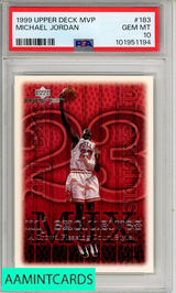 1999 UPPER DECK MVP MICHAEL JORDAN #183 PSA 10 GEM MT 101951194