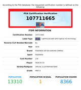 2024 POKEMON SSP EN-SURGING SPARKS PIKACHU EX #238 SPECIAL ILLUSTRATION RARE PSA 9 MINT 107711665