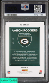2022 DONRUSS OPTIC SUPER BOWL DOWNTOWN AARON RODGERS BLACK PANDORA OF 25 PSA 10 77121482